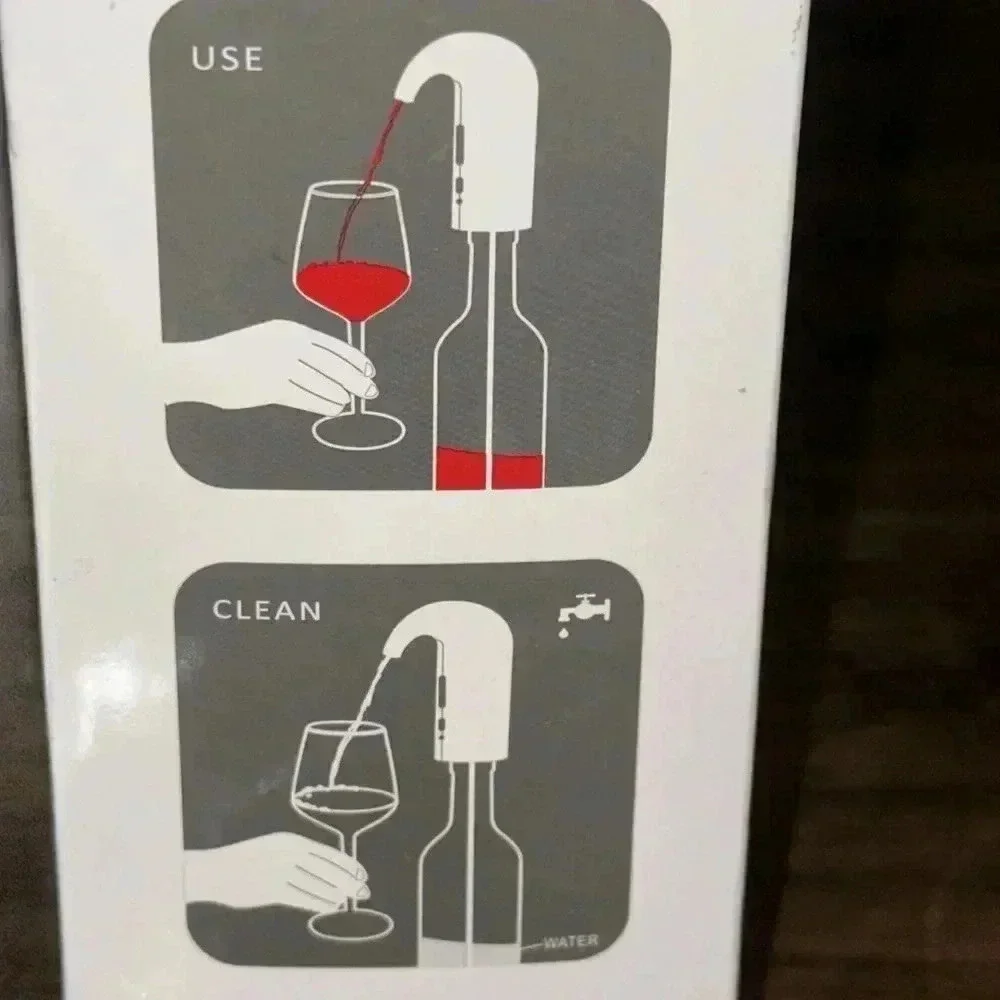 NWT Multi-Smart Electric 🍷 Aerator Dispensing System (Red) & Accessories